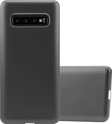 Immagine prodotto di Cadorabo custodia protettiva per Samsung Galaxy S10 PLUS in grigio custodia del telefono cellulare custodia in silicone TPU custodia cover case