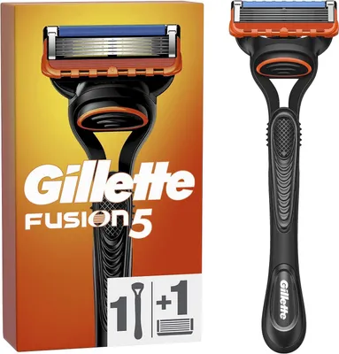 Imagen del producto de Maquinilla de afeitar Gillette Fusion5, modelo manual, con 1 repuesto