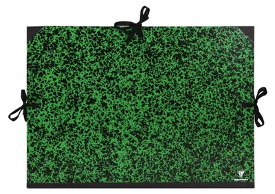Produktbild von Clairefontaine 3329680326000, Konventioneller Dateiordner, Papier, Grün,Mix 70%, 680 mm, 8 mm