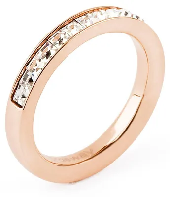 Ring mit Swarovski Kristallen, 52, Glas, 3,1 g