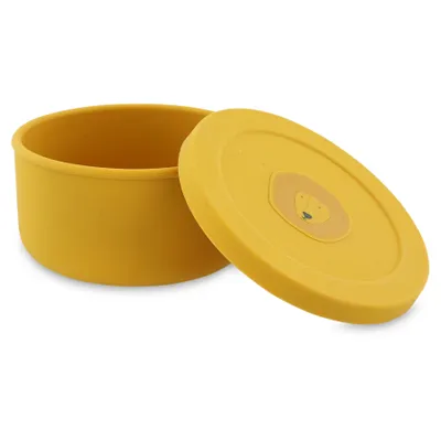 Produktbild von Trixie Snackbox Silikon - Mr. Lion - kinderfreundliche gelbe Snackdose