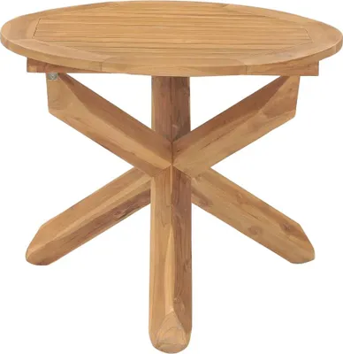 Produktbild von vidaXL Garten-Esstisch Ø90x75 cm Massivholz Teak