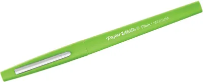 Obrázek produktu pro Papermate Flair, Střední, Světle zelená, Kuličkový hrot, 1 mm, Limetka, Kulatý
