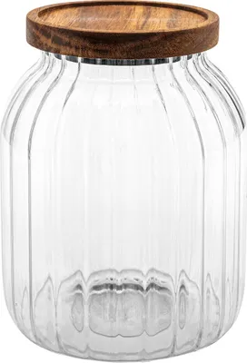 Produktbild von Einmachglas "harmony" 2l aus glas und akazie - 5 five simply smart