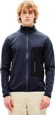 Produktbild von The Mountain Studio Tecno Grid T-neck Fleece Mit Durchgehendem Reißverschluss Schwarz M Herren Schwarz M