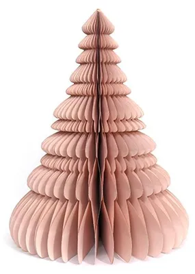 Only Natural – Wabenpapier-Weihnachtsbaum – Pantone No. 14-1316 TCX – 60 cm – Ansicht 1