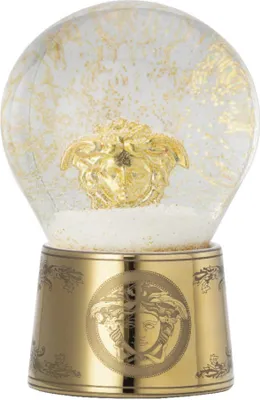 Zdjęcie produktu dla Kula śnieżna Rosenthal Versace Golden Medusa 12 cm