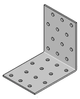 Image de Équerre Perforée - 60x60x40x2.0 mm - D-Work