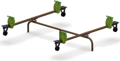Produktbild von Balancierwippe Schaukelwippe Kletterwippe Balancegerät Federgerät Balancetool