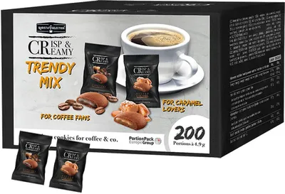 Produktbild von HELLMA Crisp & Creamy Trendy Mix Kekse 200 St.
