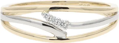 Produktbild von JuwelmaLux Ring 585 Gold- und Weißgold mit Brillanten JL10-07-3411 56