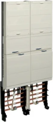 Produktbild von HAGER ZK3ED28N Komplettfeld EnBW 3eHZ1Leer 1100 eHZ 5polig