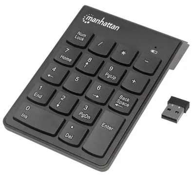 Obrázok produktu pre Manhattan 178846, RF Wireless, 18, Laptop/PC, Čierna