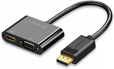 Produktbild von Ugreen 40367 DisplayPort auf HDMI VGA Konverter 4K