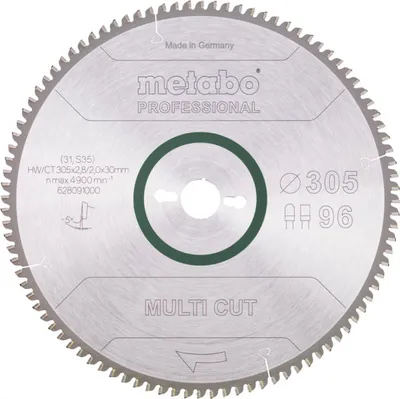 Immagine prodotto di Metabo MultiCutProf 305x30, 96 F Z/TZ 5neg