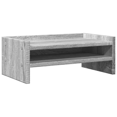 Image de vidaXL Support d'écran Gris Sonoma 42x24x16 cm Bois composite