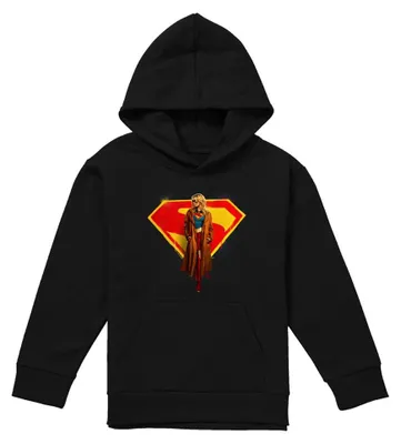 Produktbild von Supergirl - Kapuzenpullover für Kinder TV41327 (116) (Schwarz)