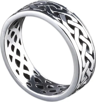 Produktbild von viva-adorno Gr. 55 (17,5 mm Ø) Damen Ring Silberring Tribal geflochten keltisch 925 Sterlingsilber SR28.