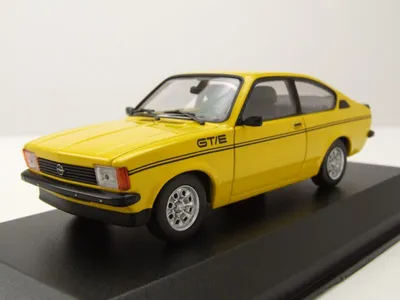 Produktbild von Opel Kadett C GT/E 1978 gelb Modellauto 1:43 Maxichamps