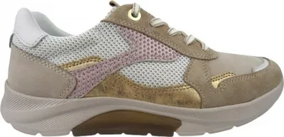 Produktbild von Gabor rollingsoft Damen sportlicher Schnürer in Beige, Größe 8