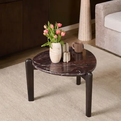 Produktbild von Starfurn Beistelltisch Alva, Marmor, 66 cm, KI-generiertes Bild
