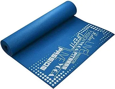 Produktbild von LIFEFIT Gymnastikmatten Slimfit Plus, blau, 173x61x0.6 cm