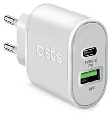 Immagine prodotto di SGS STCPD20W Caricatore da Muro USB-C 20W Power Delivery Bianco