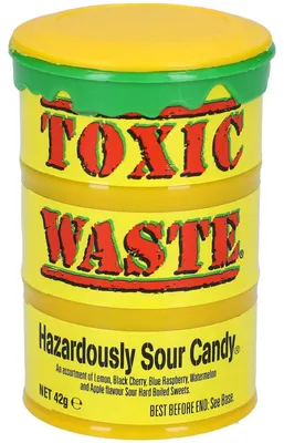 Produktbild von Toxic Waste Yellow Sour Candy 42g