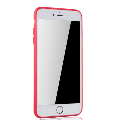 Immagine prodotto di Custodia protettiva per Apple iPhone 6 / 6s, effetto carbonio, bumper rosso