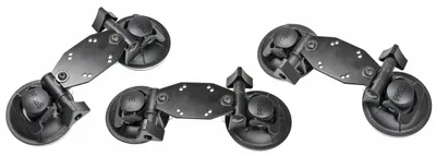 Produktbild von Brodit Saugnapfhalterung 215671 Dual-Saugnapfhalterung mit AMPS-platte.