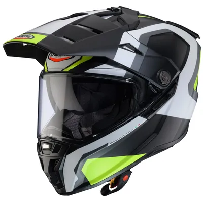 Image de Casque Caberg Tanami Scram, finition mate, noir/jaune fluo, taille M