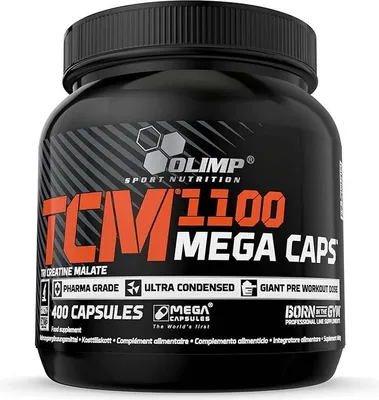Zdjęcie produktu dla OLIMP TCM (TRI CREATINE MALATE) MEGA CAPS - JABKA KREATYNY 400 kapsuek