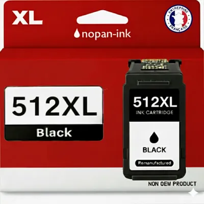 Image de Cartouche compatible pour Canon PG512 Noir Nopan-ink