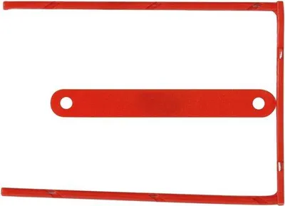 Produktbild von Famanu Archivbinder Rot 100 Stück D-Clip Box - Büromaterial