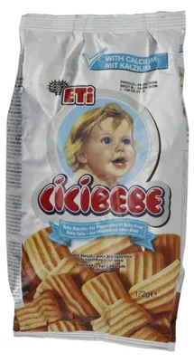 Produktbild von Babykekse ETi Cicibebe | Babynahrung | mit Kalzium angereichert | 172 g