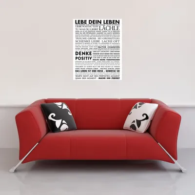Image de Motivational - Mini poster - Vis ta vie + 1 poster de la taille 61x91,5cm