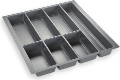 Produktbild von ORGA-BOX IV Universal Besteckeinsatz 473,5 x 426 mm grau für 50 cm Schublade