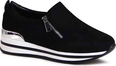 Produktbild von topschuhe24 2955 Damen Keil Halbschuhe Plateau Slipper, Farbe:Schwarz, Größe:37 EU