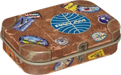 Produktbild von Nostalgic-Art - Pillendose - Pan Am - Pan Am Travel Stickers