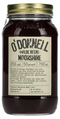 Produktbild von O'Donnell Moonshine WILDE BEERE Likör 25% Vol. 0,7l