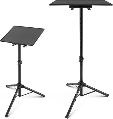 Productafbeelding van Laptopstandaard - Projectorstandaard Monitorstand - Presentaties Muziek - Verstelbare Hoogte - 100 cm - Zwart