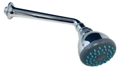 Produktbild von Duschset Kopfbrause mit Brausearm Messing kalkabweisend