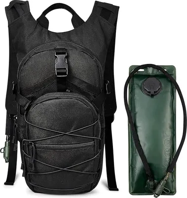 Productafbeelding van Famanu Hydratatie Rugzak - Opvouwbaar met waterzak - 3 liter - Geschikt voor wandelen, fietsen, hardlopen en klimmen