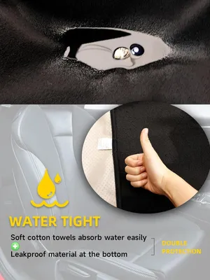 Produktbild von Autositzbezug vorne, wasserfest, Badstoff, universal, für Kindersitze