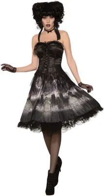 Produktbild von Erwachsenen Friedhofspuppe Kleid