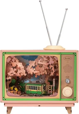 Zdjęcie produktu dla Puzzle 3D, pozytywka Sakura Dreamy Tour, RoLife, drewno, 283 elementy