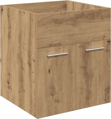 Produktbild von "2026 Aktion" Waschbeckenunterschrank - CLORIS - Badezimmerschrank - schlichte Design - mit Einbaubecken und Wasserhahn - DEMöbel3066330