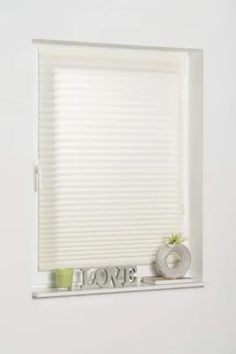 Plissee-Folie selbstklebend, Creme, B30 x H130 cm
