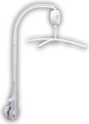 Produktbild von Niermann Mobilehalter zum Schrauben mit Spieluhr Weiß