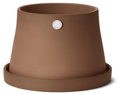 Produktbild von Georg Jensen - Terra Pflanztopf mit Unterteller 16 cm